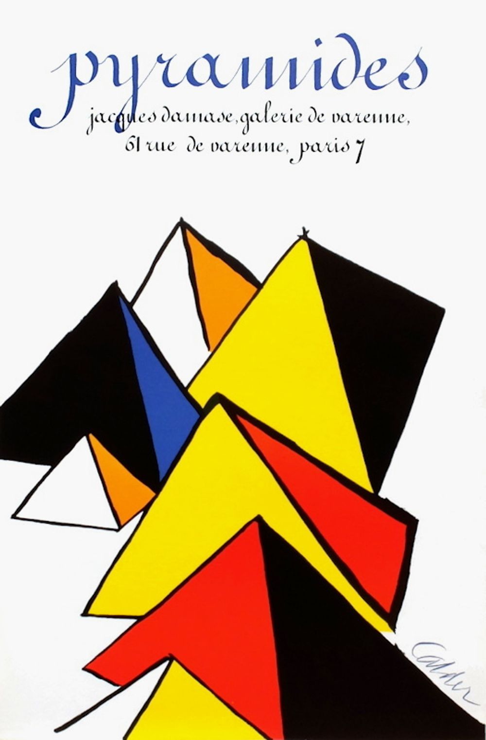 Expo 80 - Galerie Jacques Damase Pyramides