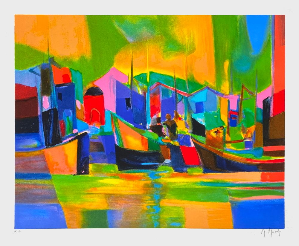 Barques dans le port II