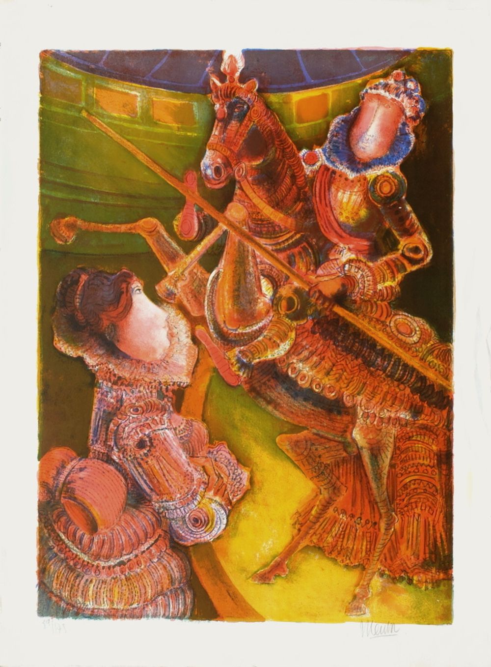 Le chevalier et la dame
