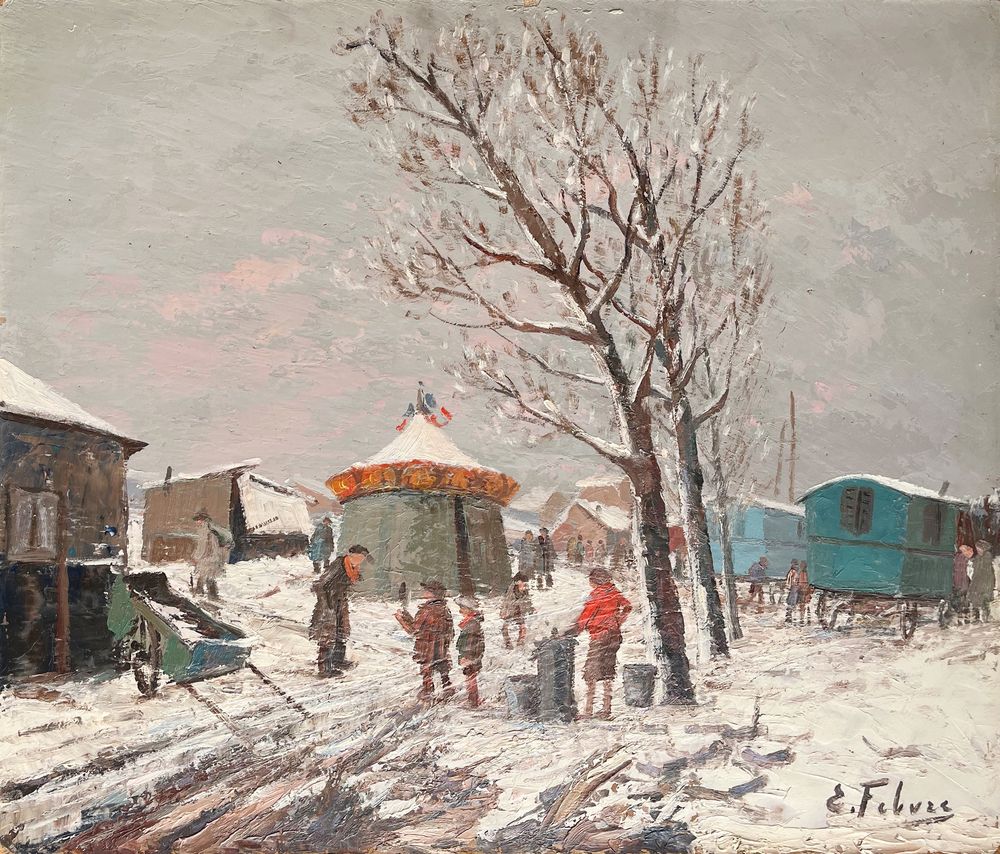 La fête foraine en hiver