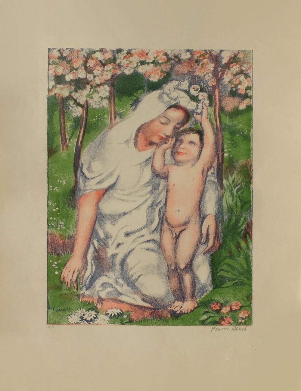 L'enfant couronnant sa mère