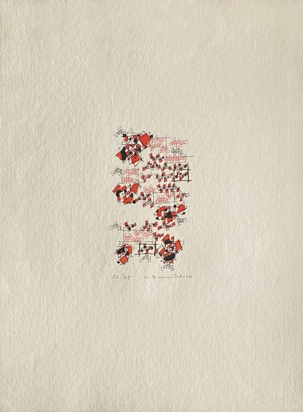 Signes rouges et noirs