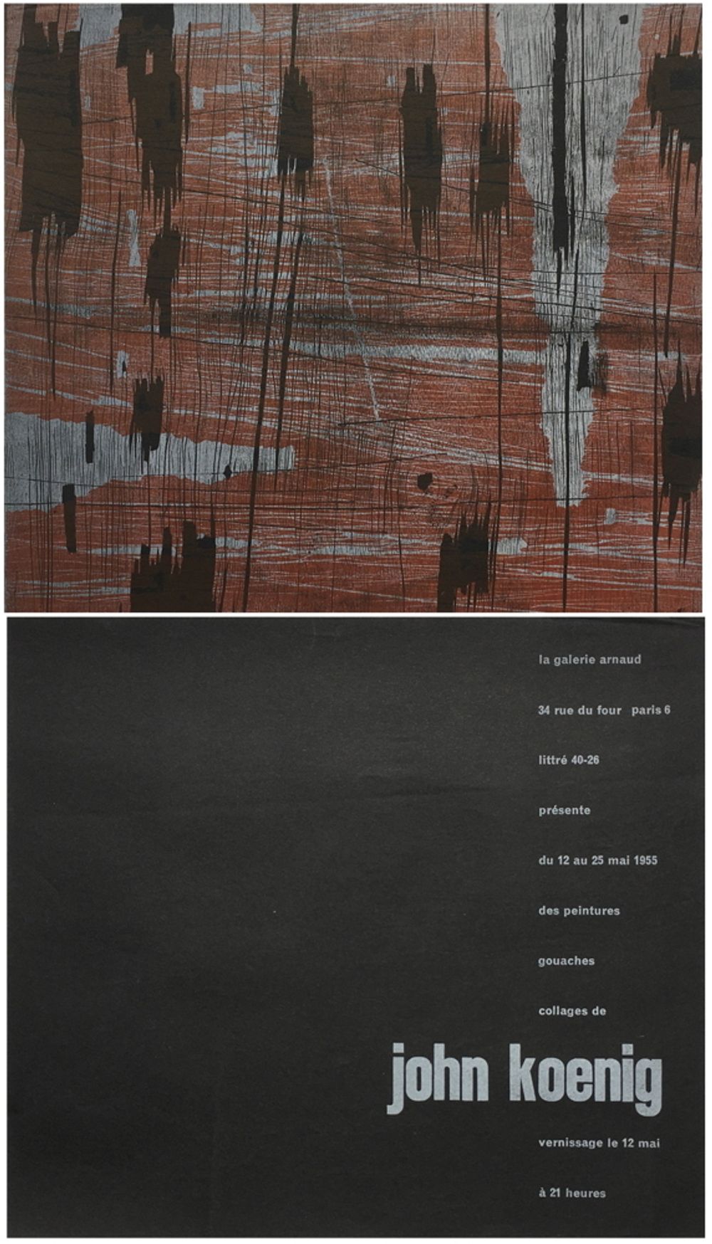 Expo 55 - Galerie Arnaud (invitation)