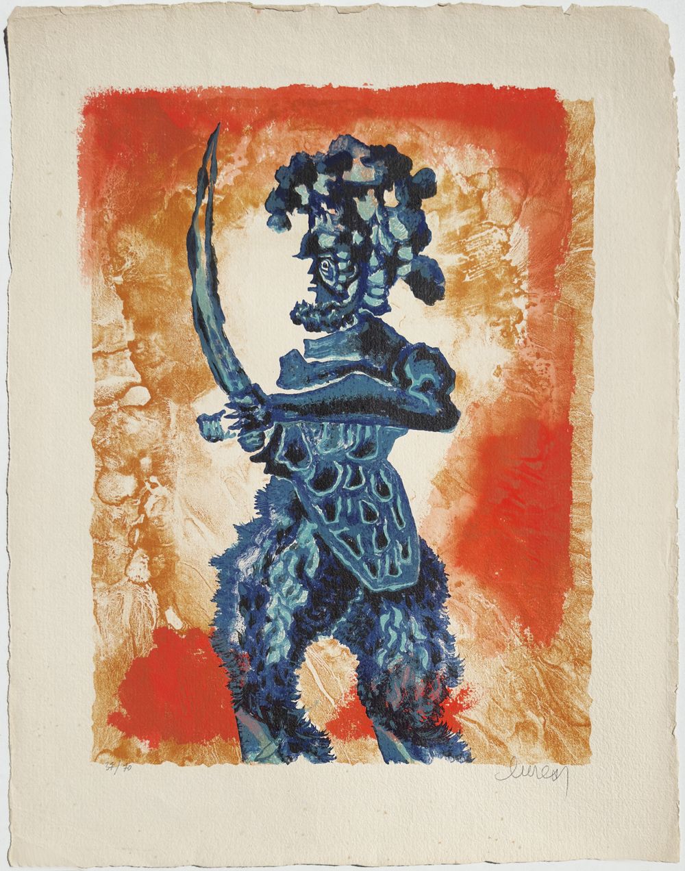 Guerrier bleu I