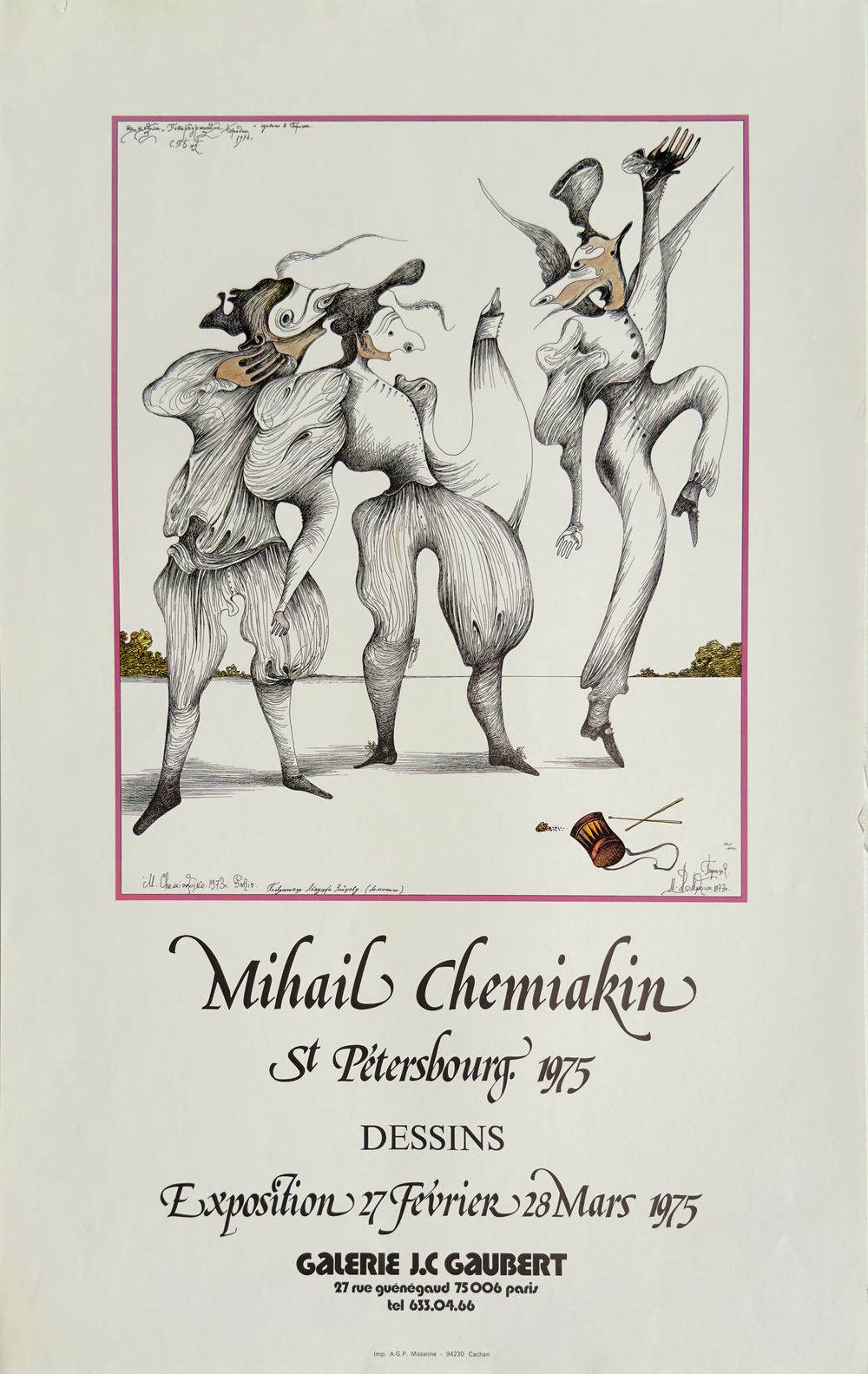 Expo 75 - Galerie J.C. Gaubert