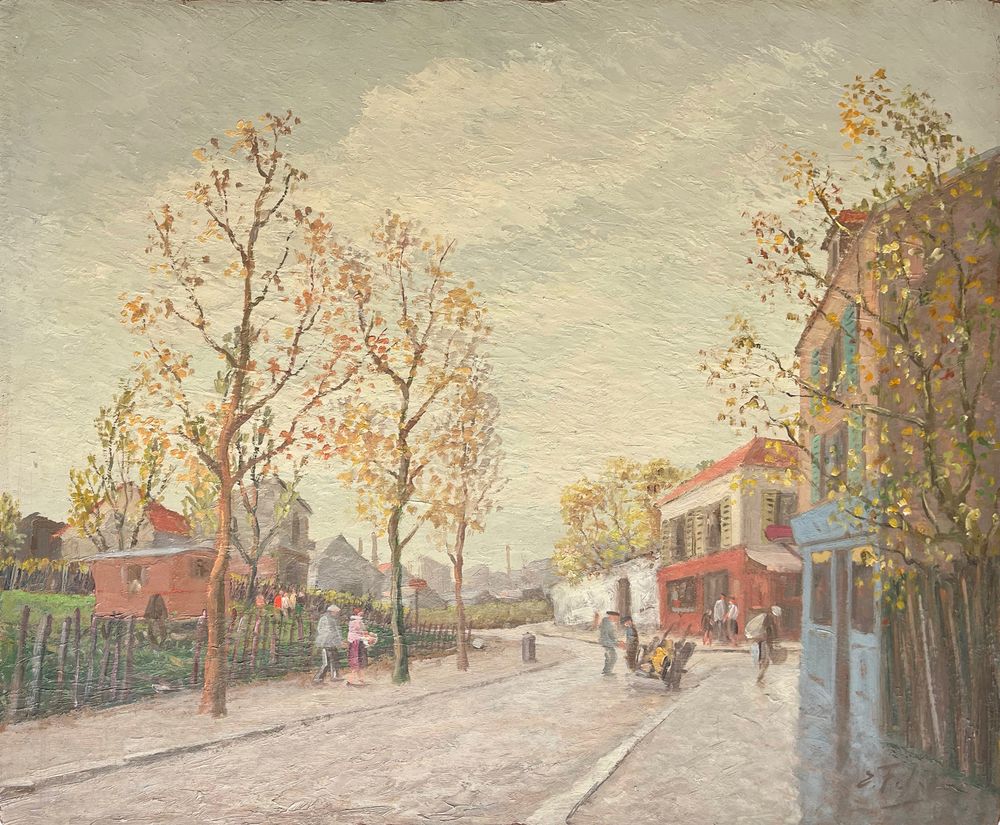 Rue animée en banlieue parisienne II
