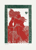 L'oiseau rouge