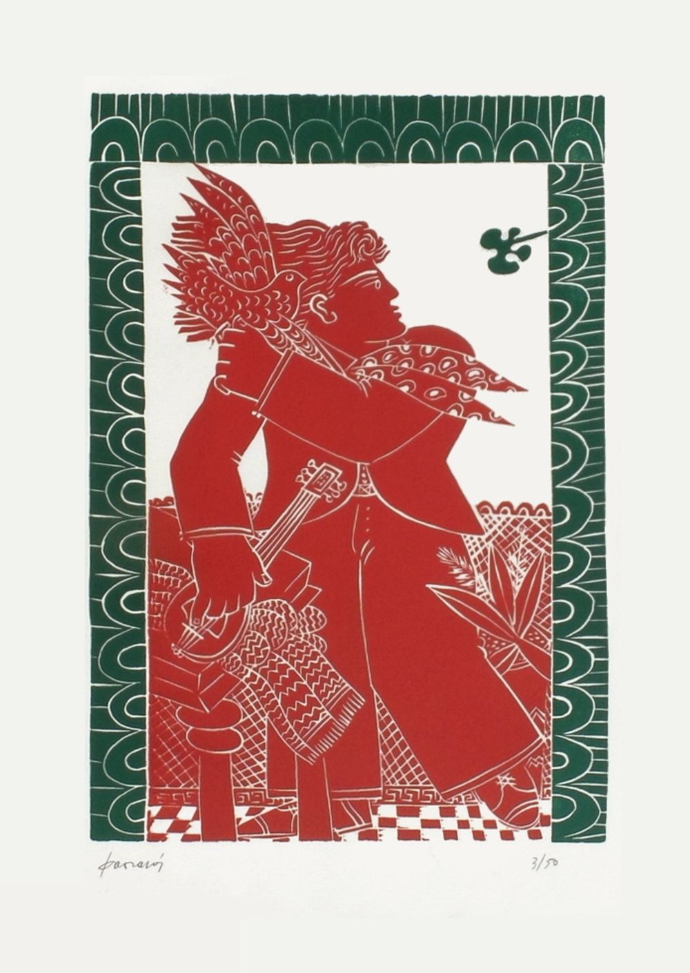 L'oiseau rouge
