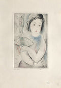 Femme à l'éventail