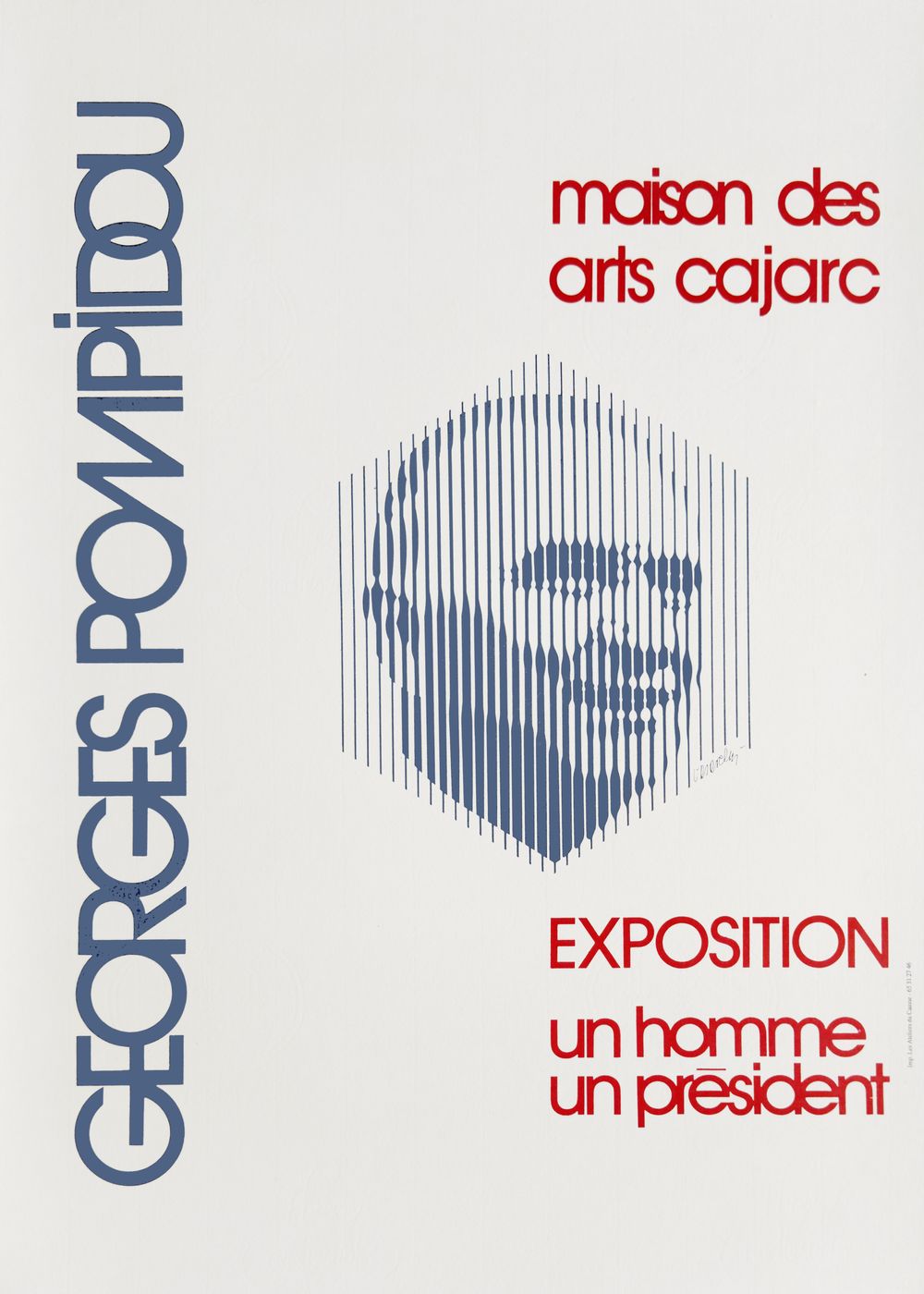 Expo 89 - Maison des Arts - Carjac - Georges Pompidou