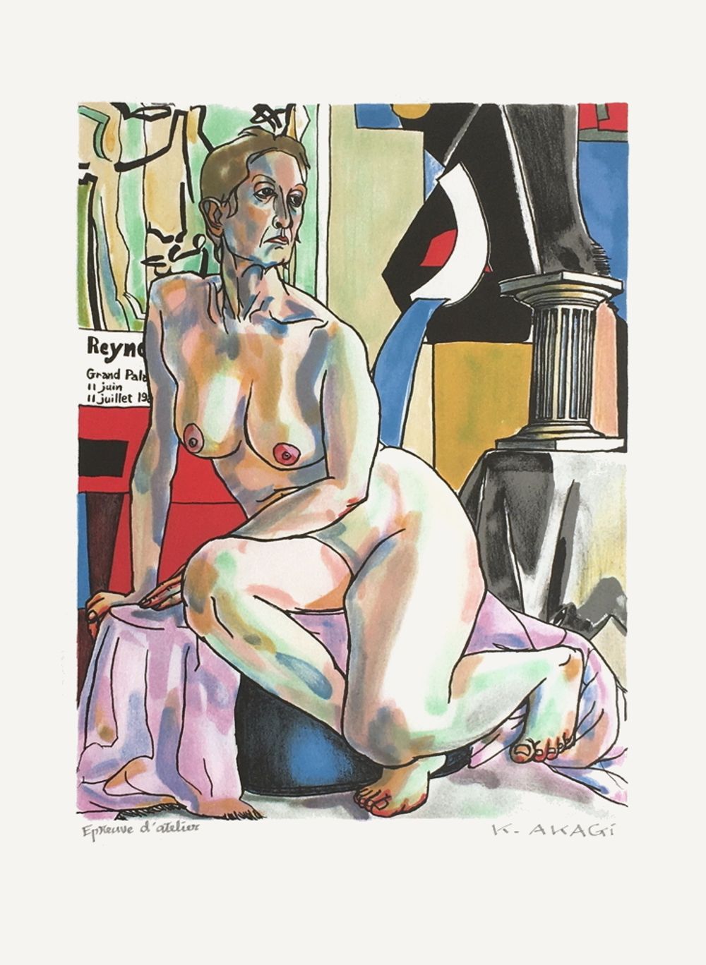 Modèle à l'atelier