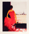 Femme à la robe rouge