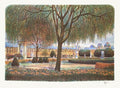 Paris - Le jardin des Tuileries et le Louvre