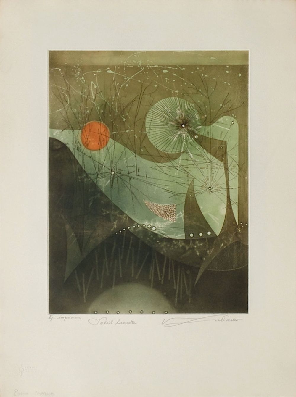 Soleil lacustre