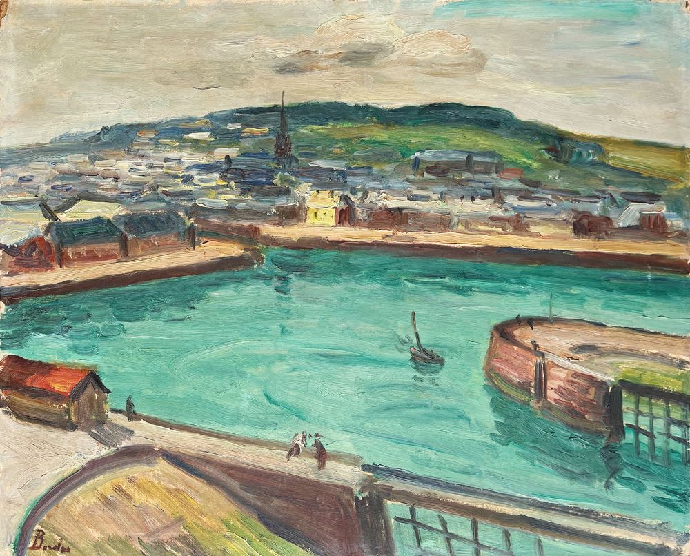 L'avant port de Fécamp et la Bénédictine