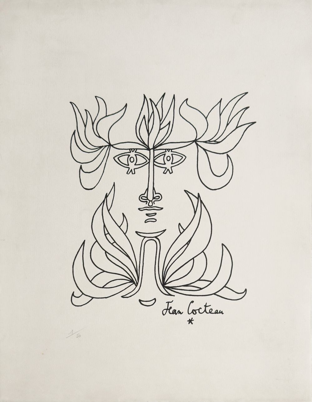 Tête fleur