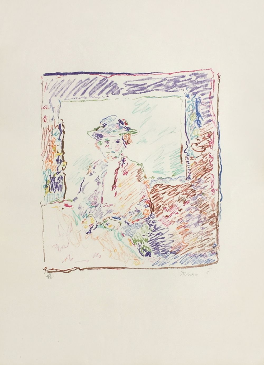 Femme au chapeau