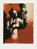 Femme à la lampe