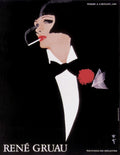 Femme à l'oeillet