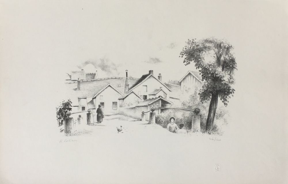 L'entrée du village