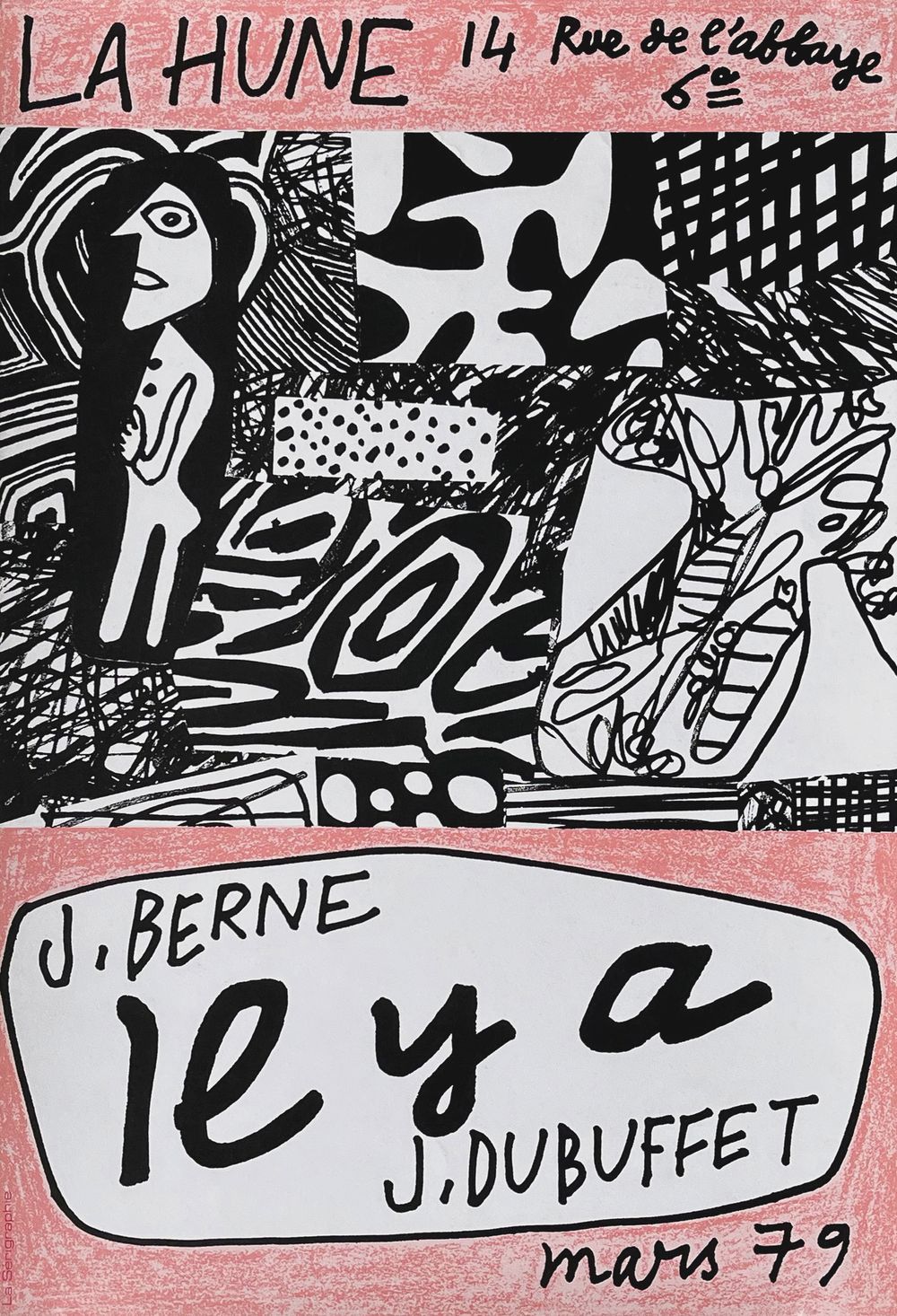 Expo 79 - La Hune - J. Berne il y a Dubuffet