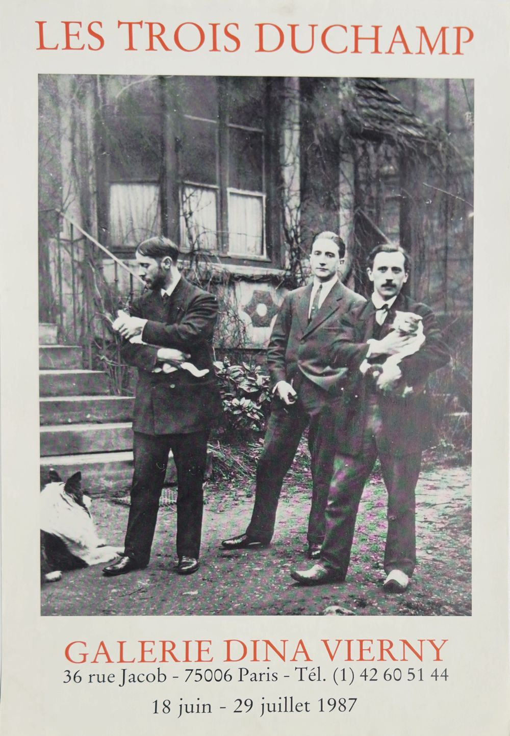 Expo 87 - Les Trois Duchamp - Galerie Dina Vierny