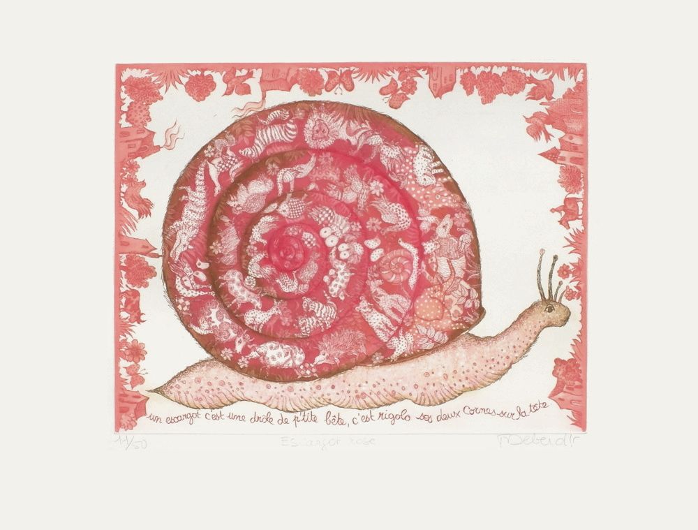 Escargot rose