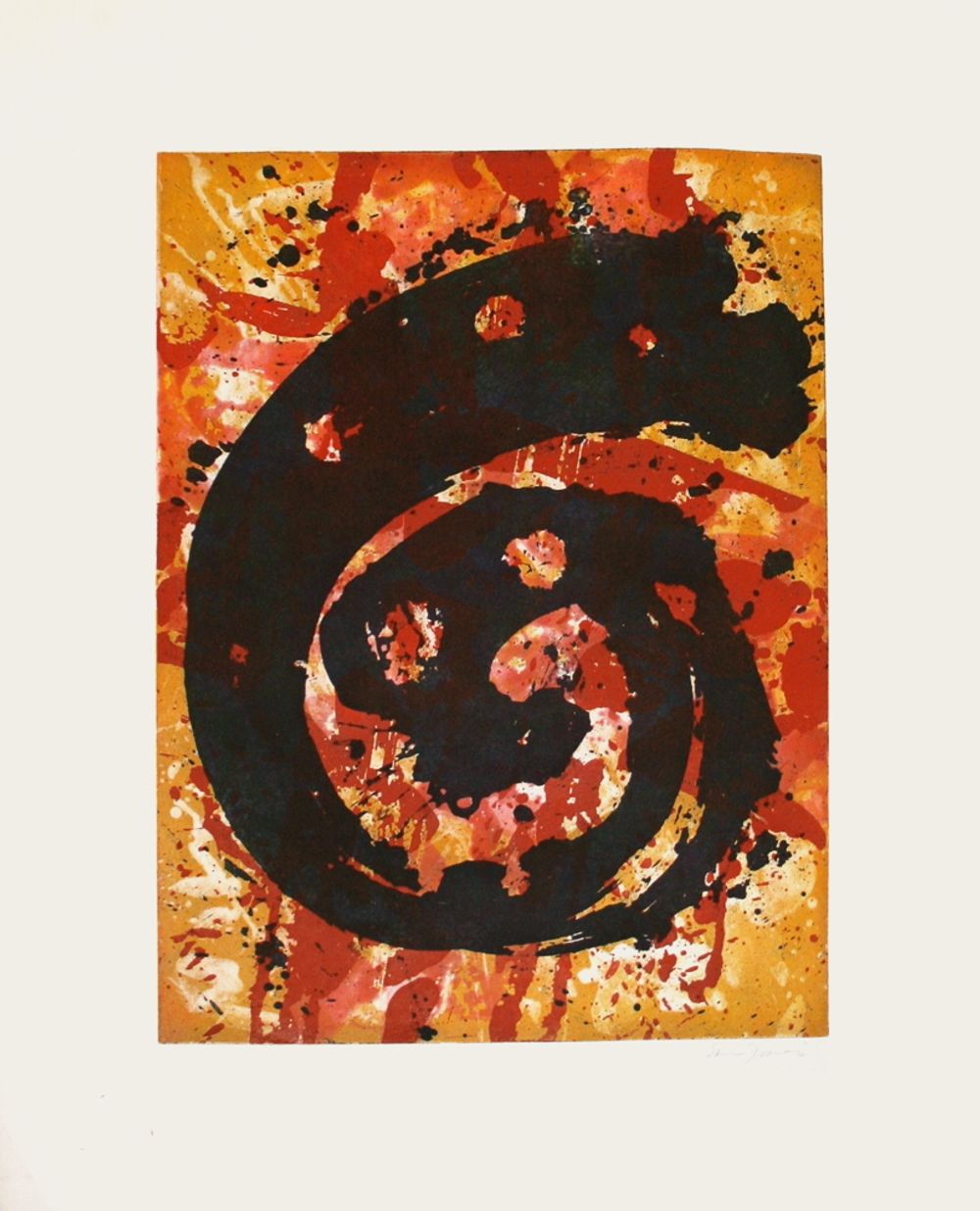 Mehrfarbige Spirale