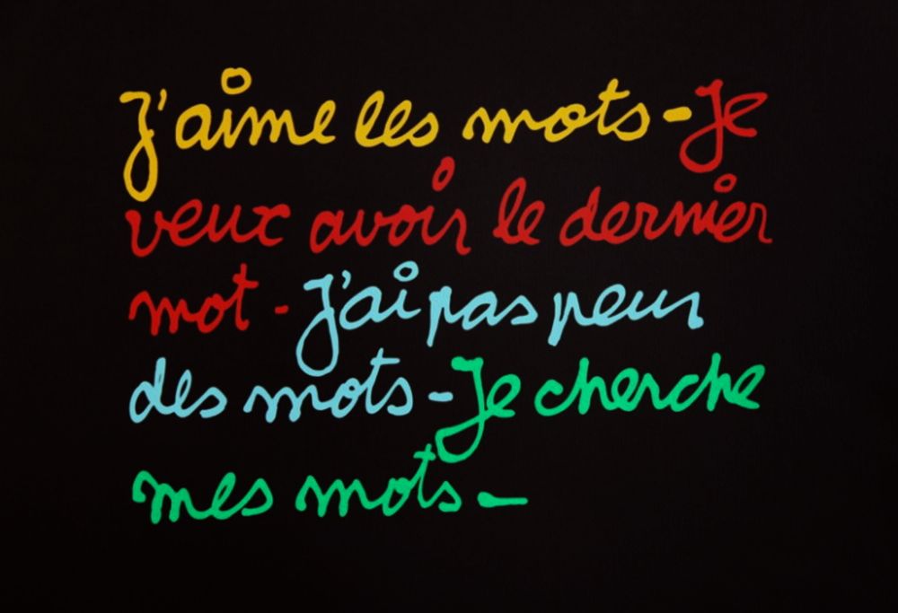 J'aime les mots