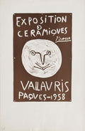 Expo 58 - Vallauris Pâques 58 - exposition de céramiques
