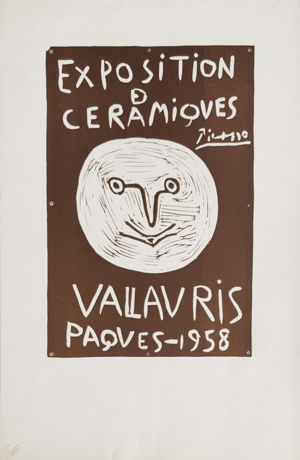 Expo 58 - Vallauris Pâques 58 - exposition de céramiques