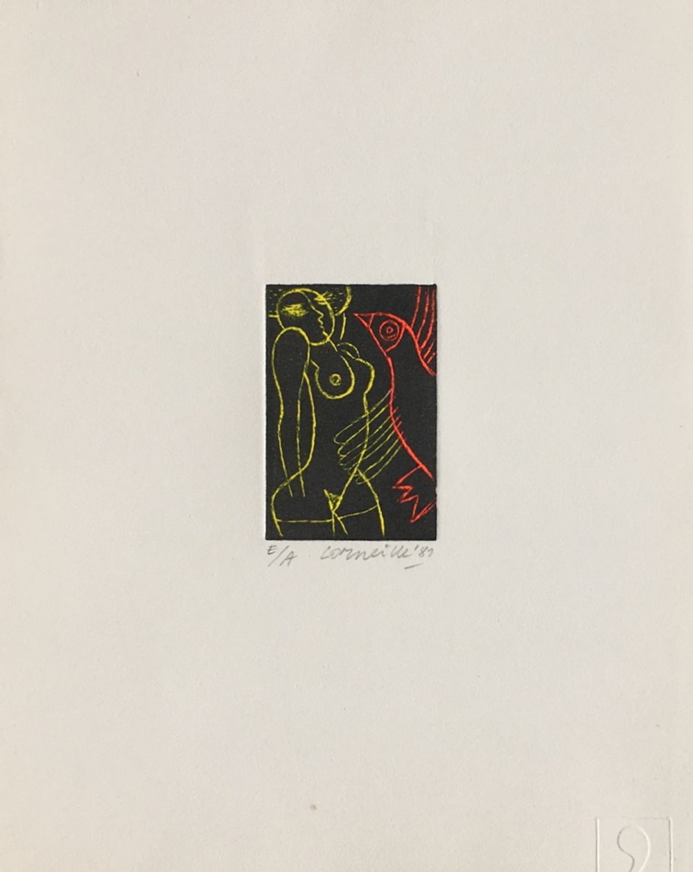 1981 - Nu et l'oiseau
