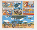 Blake & Mortimer - Le Sanctuaire du Gondwana - Survol de la Savane