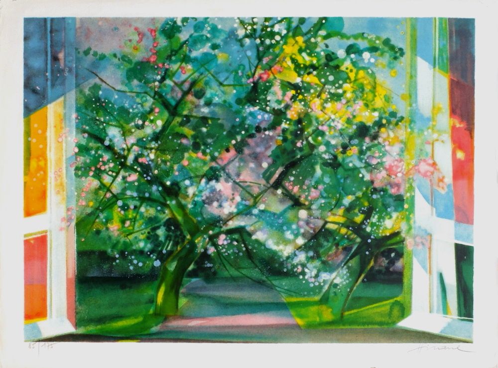Fenêtre sur le jardin