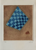 Le damier bleu