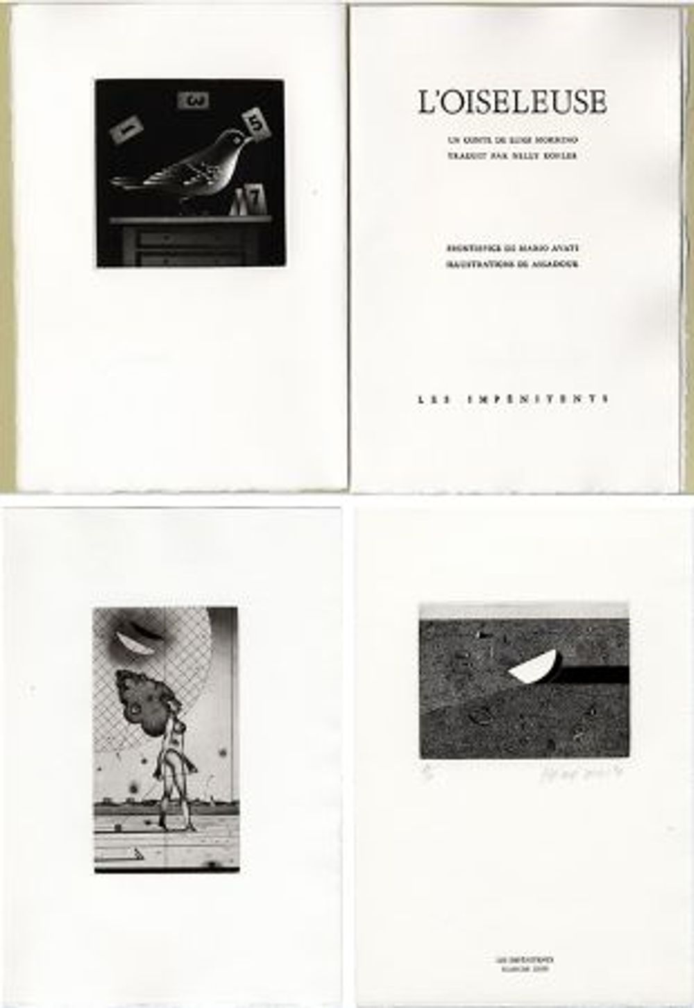 L'Oiseleuse (Deluxe Ed. with 9 etchings signed + 1 engraved copper)