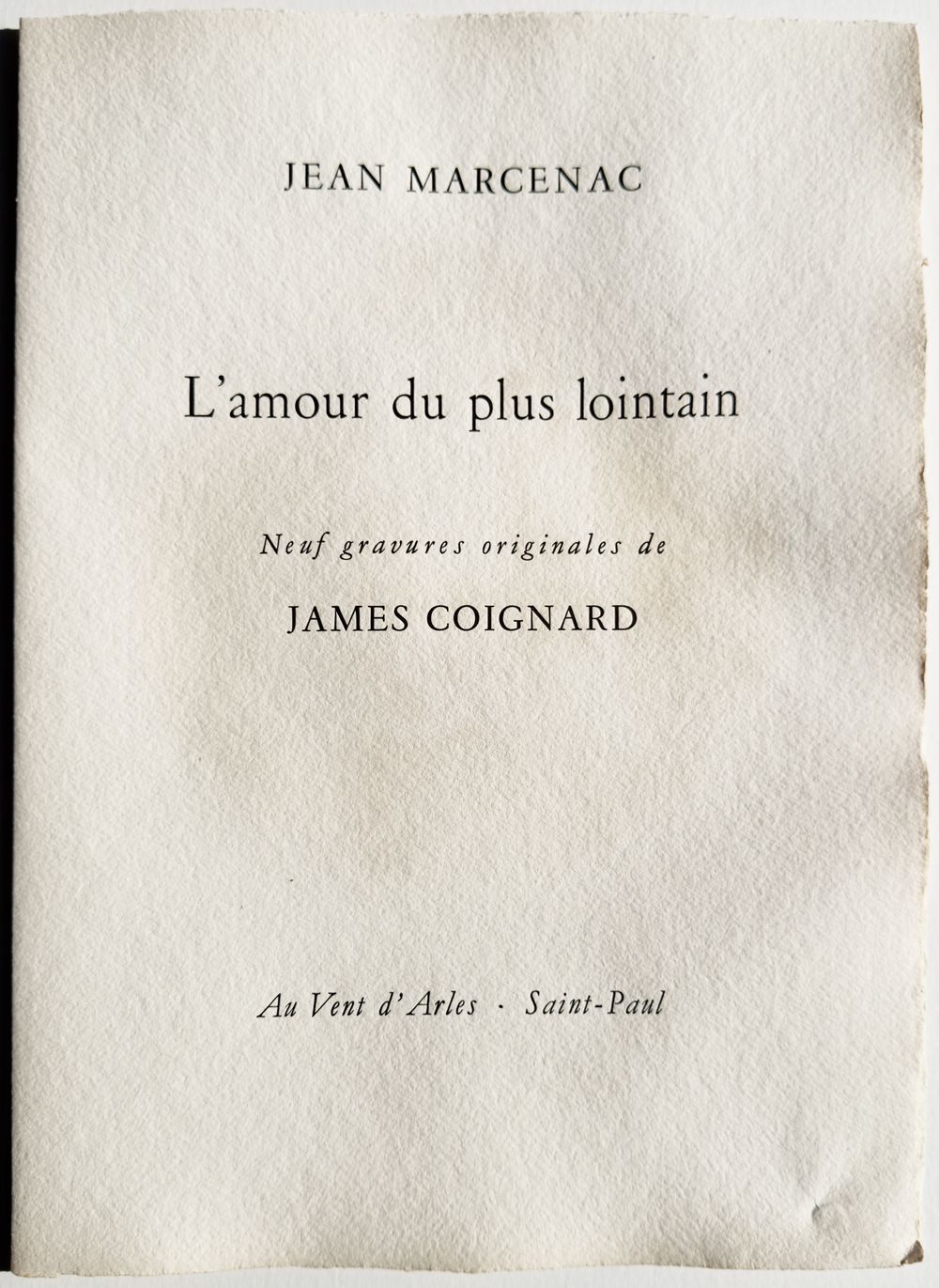 L'amour du plus lointain — vue 2