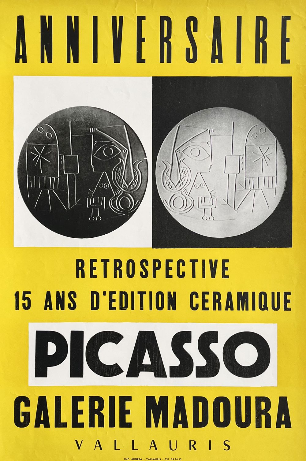 Expo 61 - Anniversaire 15 ans d'édition céramique - Galerie Madoura