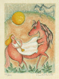 Le cheval et la mariée