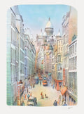 Paris - La rue Blanche et le Sacré-Coeur
