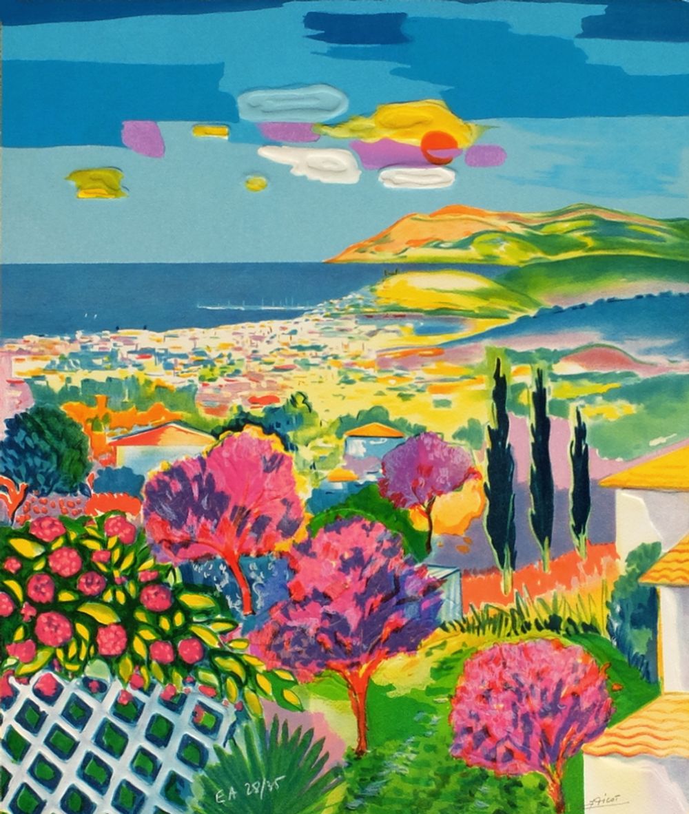 French Riviera - Les trois cyprès