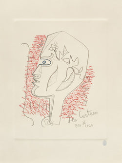 Suite Artcurial - Portrait fond rouge