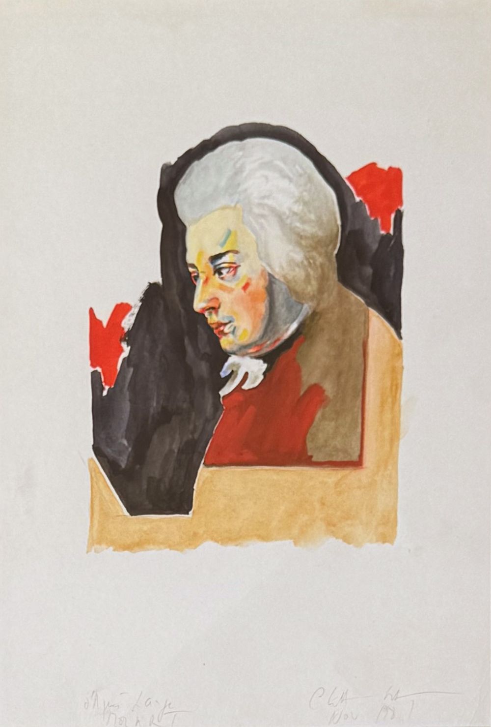 Mozart d'après Joseph Lange