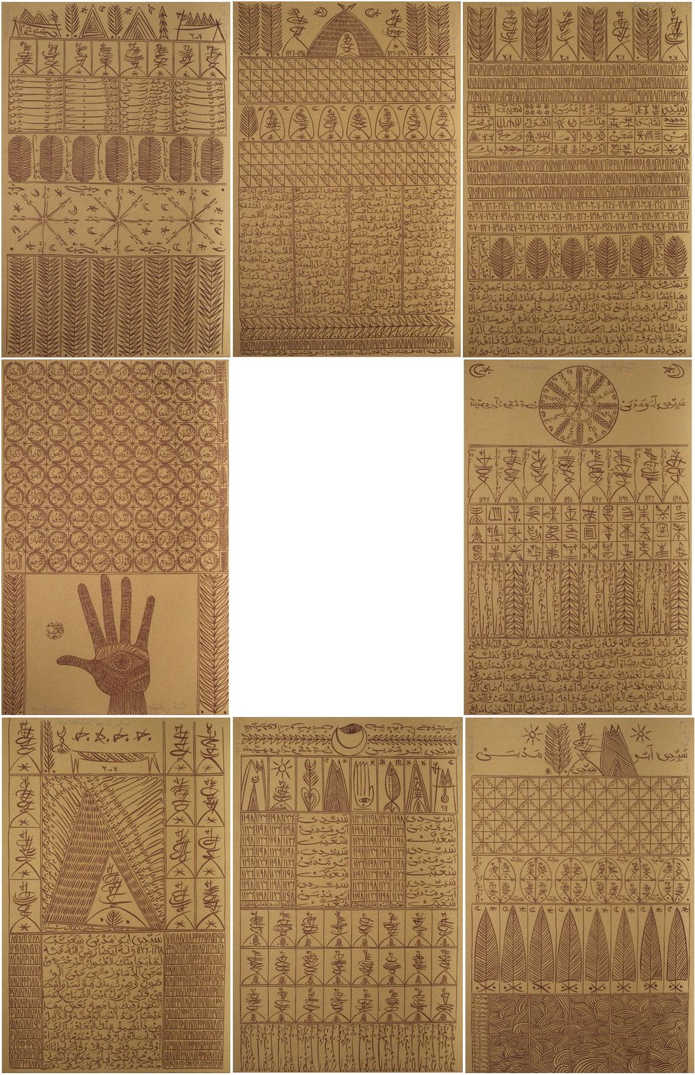 Hommage à Sídi Boumediene Chouaieb (portfolio of 8 prints signed)