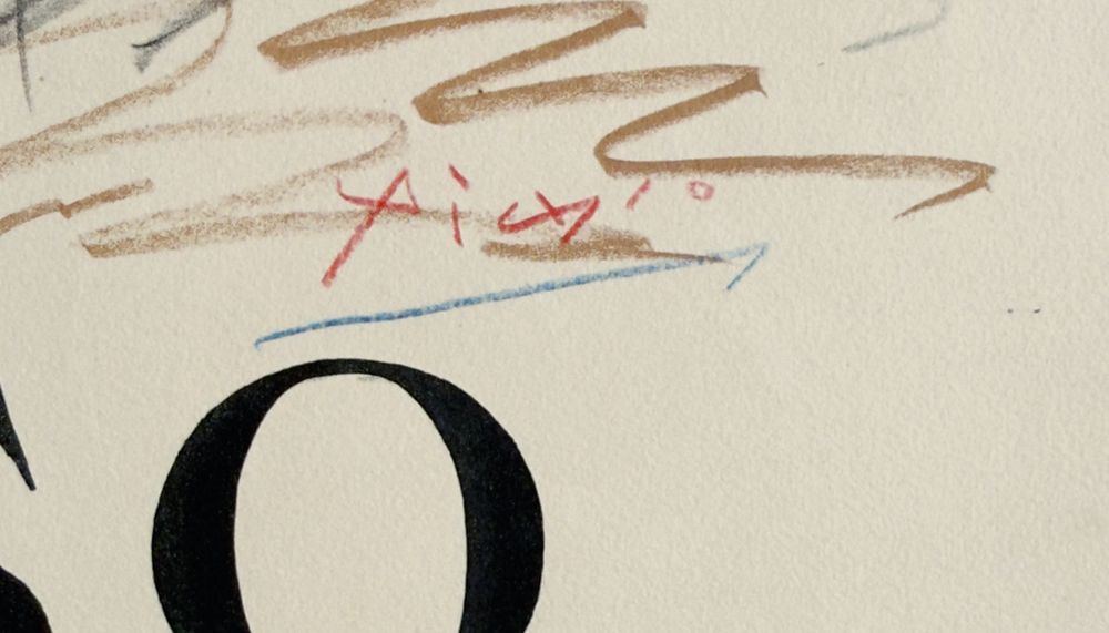 Expo 56 - Galerie Matarasso (signed in red and blue) — vue 2