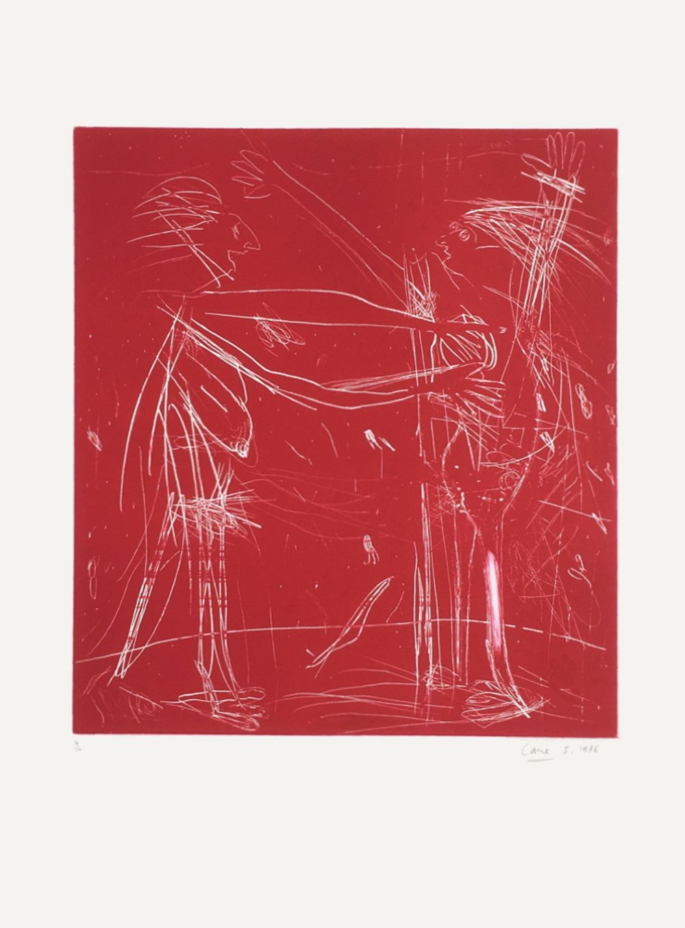 Deux femmes I (taille blanche)