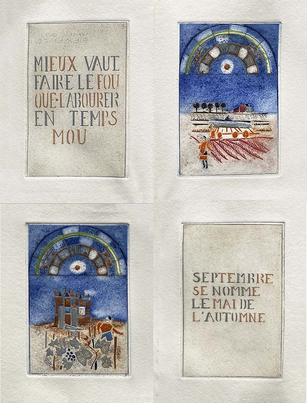 Les Riches heures de Louttre B. (12 gravures) — vue 2