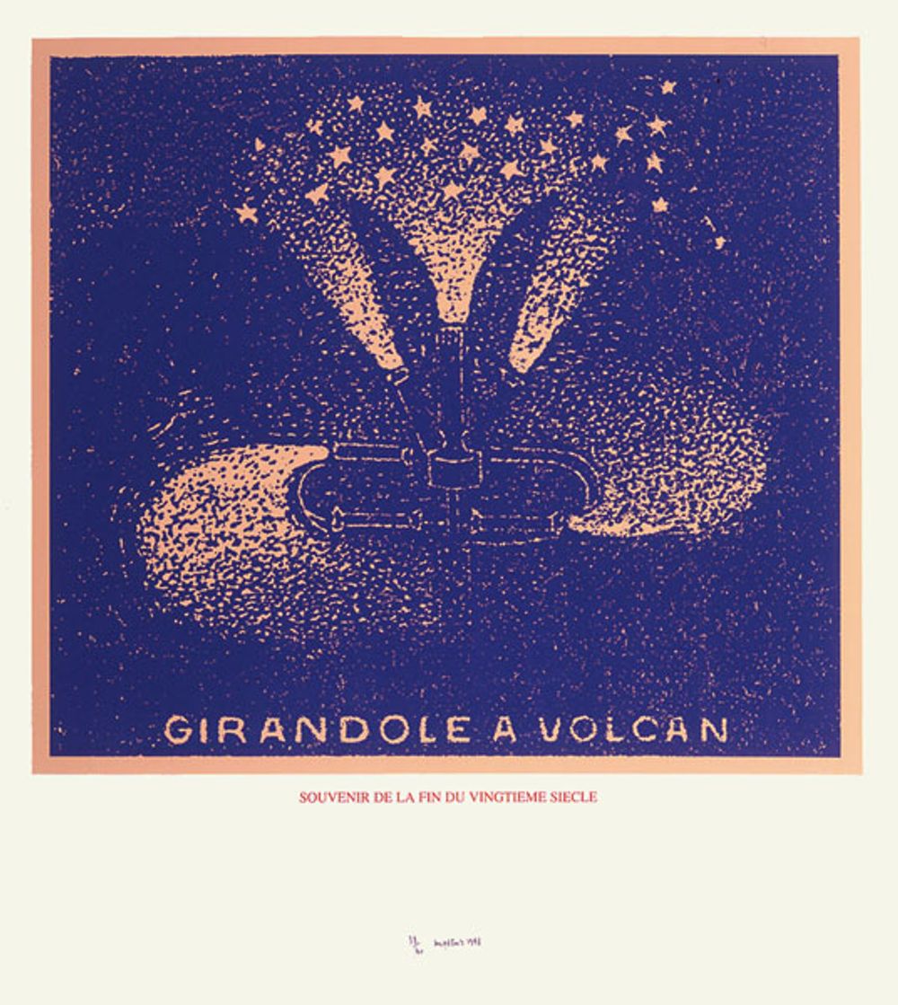 Girandole à volcan