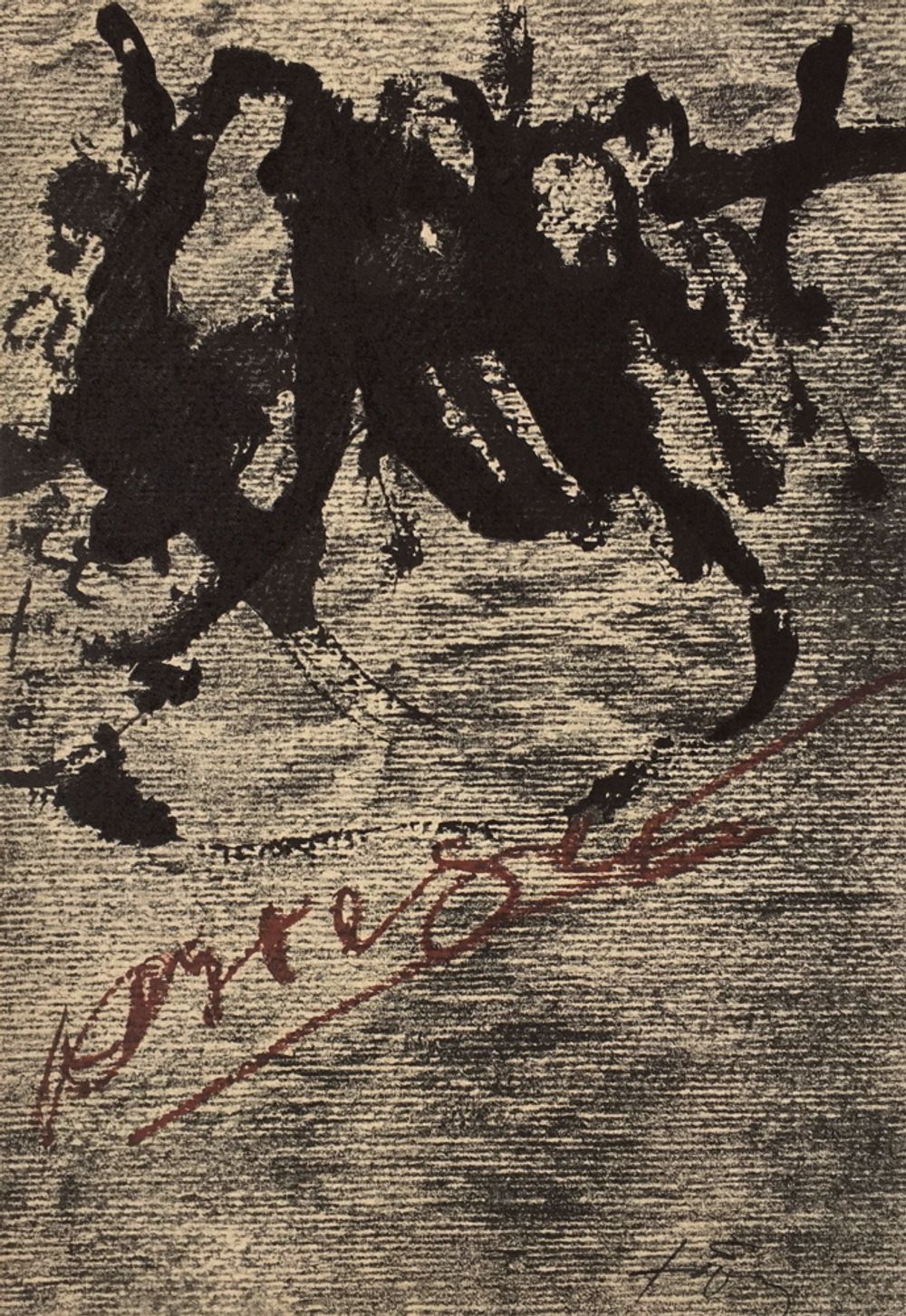 Petite écriture marron