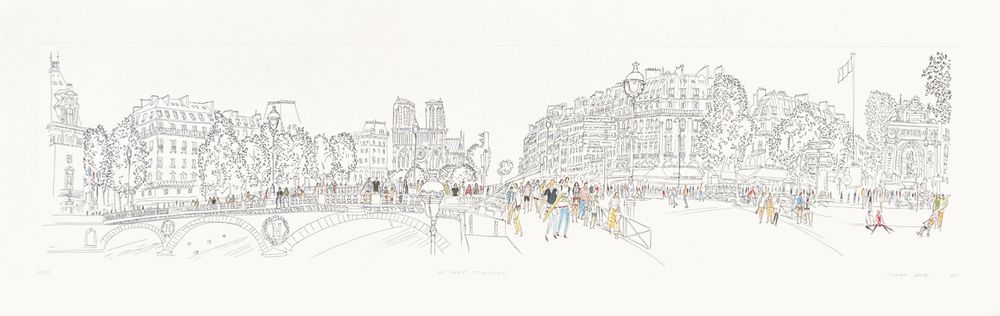Le Pont Saint-Michel à Paris